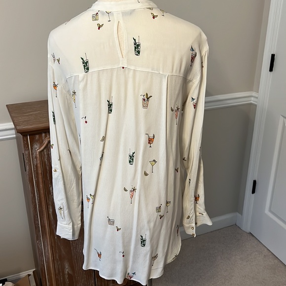 Zara cocktail printed blouse - Picture 8 of 13